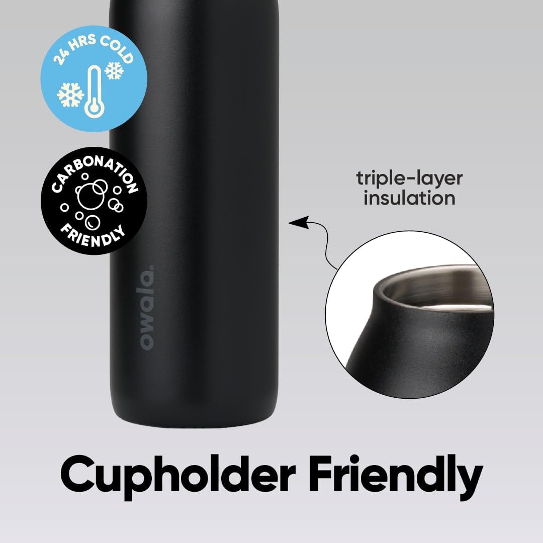 Owala FreeSip Twist Insulated Stainless Steel Water Bottle - BPA-Free, 24 oz, Perfect for Sports & Travel