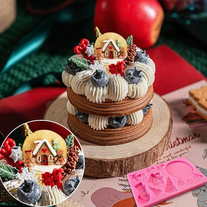 Christmas Crystal Ball Silicone Mold for Cake Decorating & Crafts - Holiday Fondant, Chocolate, Resin