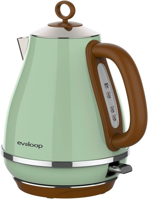 Evoloop Rapid Egg Cooker - Electric 6-Egg Capacity with 1.7L Electric Kettle | Perfect Breakfast Solution