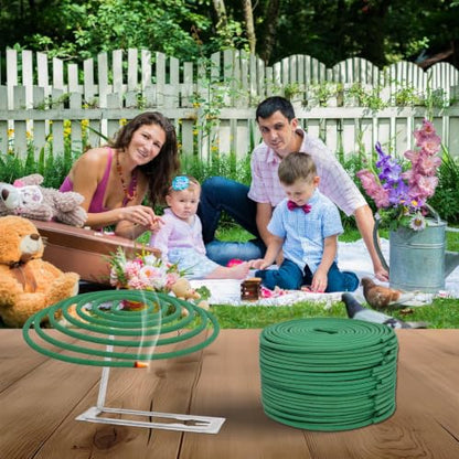 Citronella Incense Coils for Outdoor & Indoor Use - 48 Count with 2 Stands - Long-Lasting Mosquito Repellent