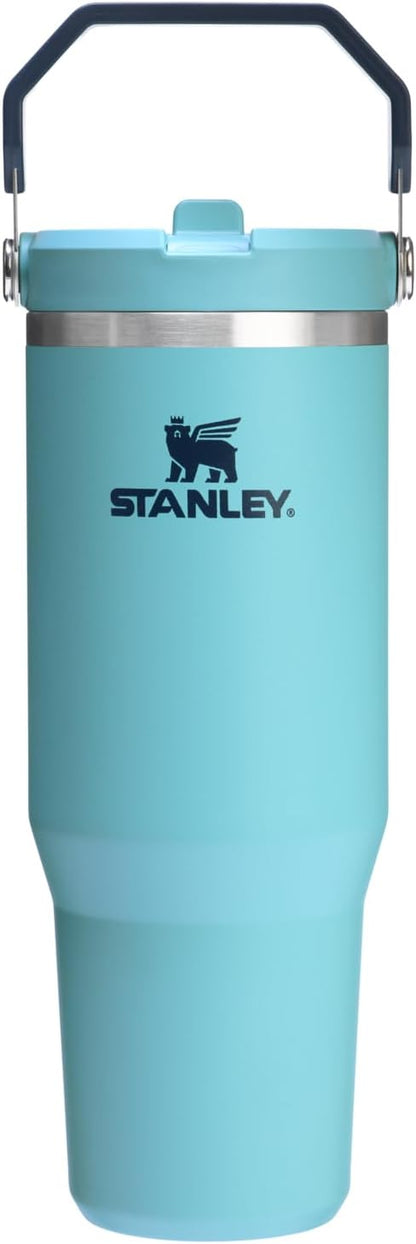 STANLEY IceFlow 2.0 Tumbler - 30 oz Insulated Water Bottle with Flip Straw & Handle | BPA-Free Agave
