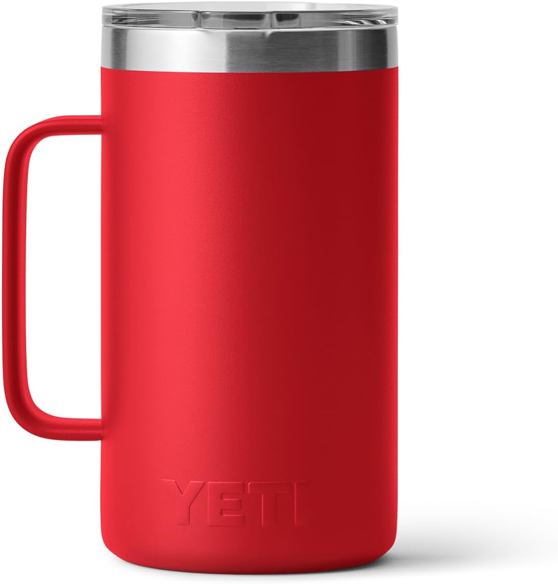YETI Rambler 24 oz Mug - Vacuum Insulated Stainless Steel with MagSlider Lid for Ultimate Durability