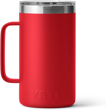YETI Rambler 24 oz Mug - Vacuum Insulated Stainless Steel with MagSlider Lid for Ultimate Durability