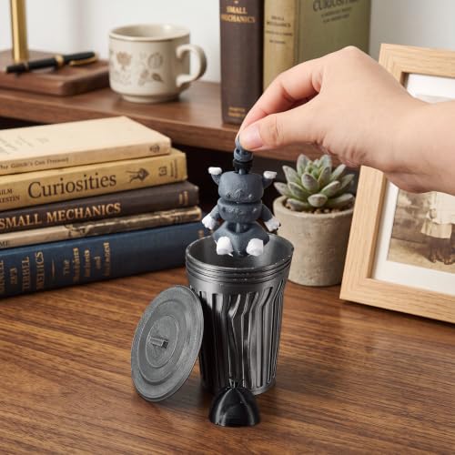 Articulated Raccoon Trash Can Desk Decor - 3D Printed Animal Toy