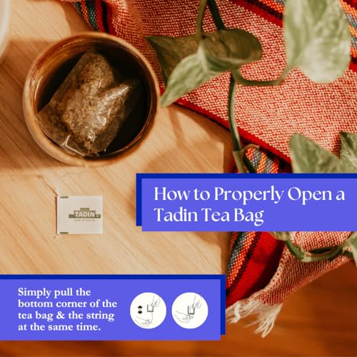 Tadin Pineapple Tea Blend, Herbal Tea, Contains Caffeine, Tea Bags Individually Wrapped, Herbal Tea Bags Best as Hot Tea and Iced Tea, 24 Tea Bags Per Box, Pack of 6