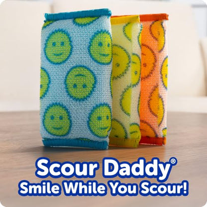 Non-Scratch Scouring Pads with Odor Resistance - 6 Pack Kitchen Scrubber