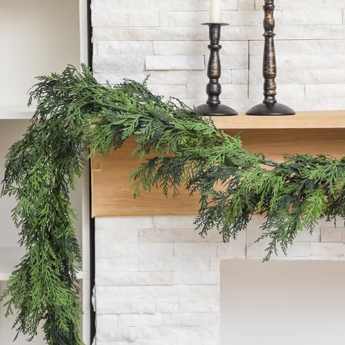 9 ft Artificial Christmas Cedar Garland - Realistic Holiday Decor