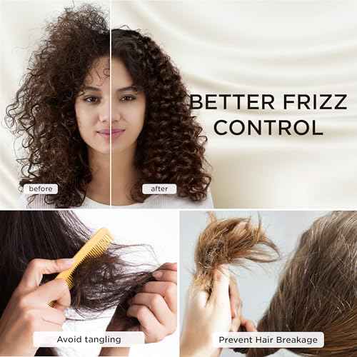 Bedsure Satin Pillowcase with Zipper, Similar to Silk Pillow Cases 2 Pack, Silky & Soft Satin Pillow Case Standard Size for Hair and Skin, Christmas Room Decor Gifts for Women Men, Beige, 20x26 Inches