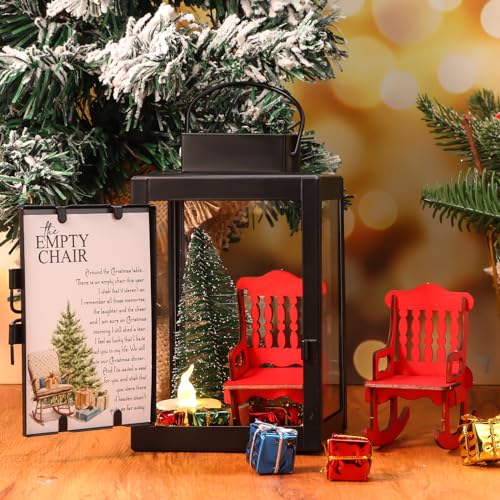 Memorial Lantern Set with LED Candle and Mini Christmas Tree - 26 Pieces - Variation of THIS listing