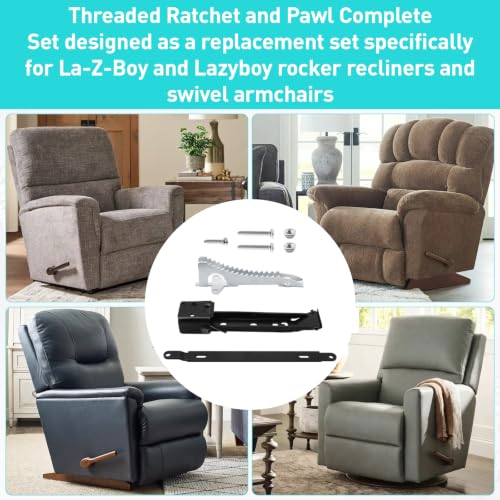 Lazy Boy Recliner Replacement Ratchet and Pawl Set - Full Mechanism Kit