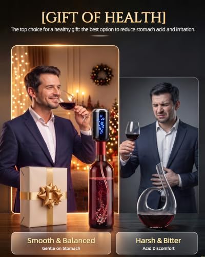 Electric Wine Aerator Decanter Set with Accessories - Gift Kit, 8 Pieces