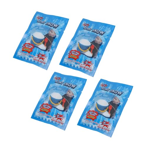 Artificial Snow Powder 20 Pack for Winter Decorations & Holiday Parties