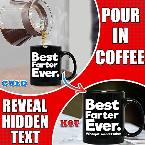 Silly Best Farter 12oz Color Changing Mug - Funny Father's Day Gift for Dads