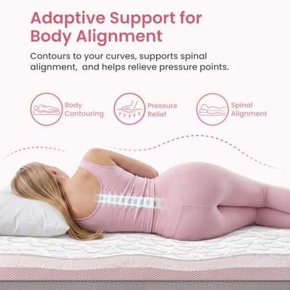 Queen Cooling Gel Memory Foam Mattress Topper - 3 Inch High Density Elite