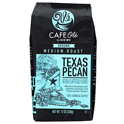 Roasting Plant Cafe Ole Texas Pecan Ground Coffee 12oz pack of 2