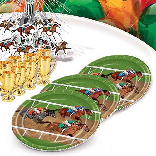 Beistle Horse Racing Plates