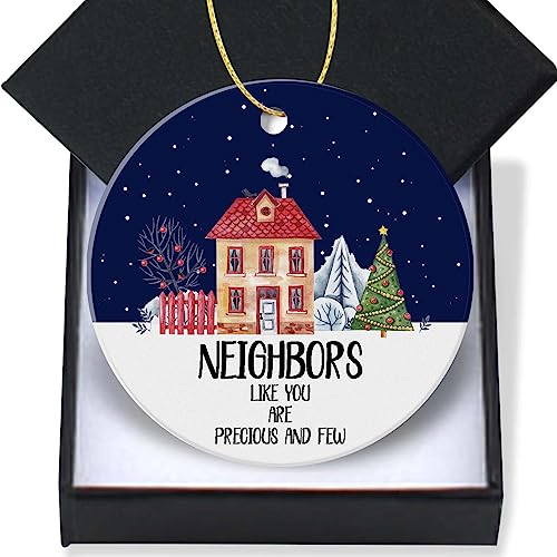 Christmas Ornament 3 Inch Ceramic Keepsake for Holiday Tree Decor