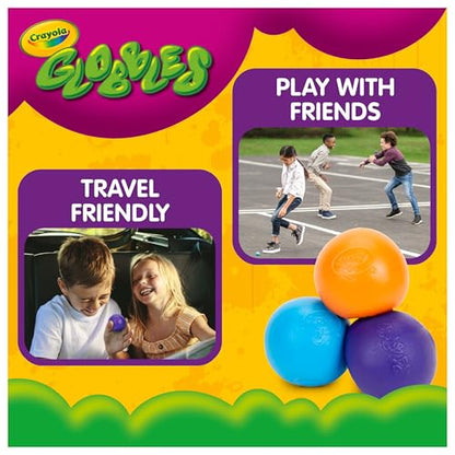 Crayola Globbles Squish Toys (16ct), Easter Egg Toy & Essential Easter Basket Stuffers, Sticky Stress Ball for Adults & Kids, Squishy Balls, Calming Sensory Gift for Stress Relief
