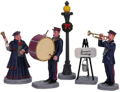 Lemax Christmas Village | Christmas Band Set of 5 | Festive Holiday Decor