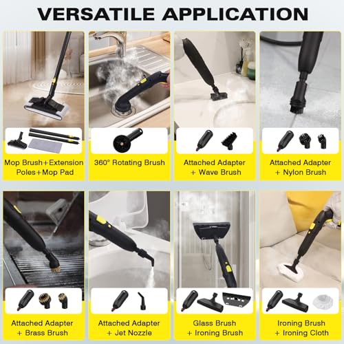 High-Pressure Steam Cleaner for Home & Floor Grout Cleaning 5 Bar 320°F