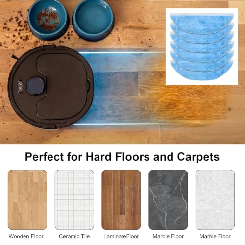 Washable Mop Pads for Bissell FlexClean FurForce 4270L Vacuum Robot Cleaner Accessories