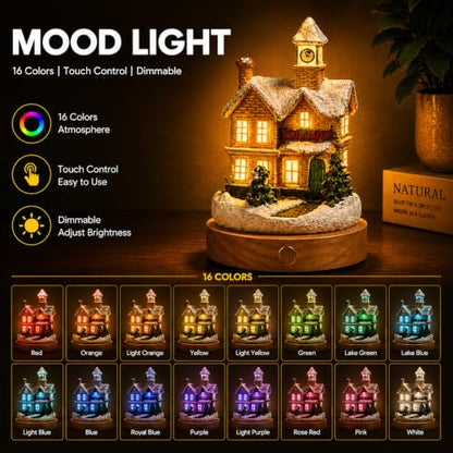Rechargeable LED Mini House Night Light with Remote Control