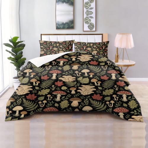 Floral Queen Size Comforter Set for Kids and Teens - Microfiber Bedding with Pillowcases
