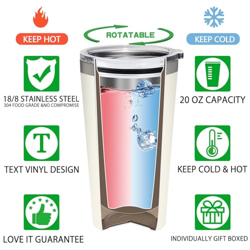 Spreadsheet Tumbler - 20oz Insulated Stainless Steel Mug for Accountants - Funny Gift for Boss, Coworker, Mentor
