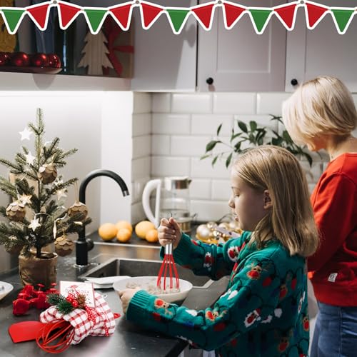 Christmas Baking Gift Set with 12 Whisks & Spatulas - Holiday Kitchen Accessories