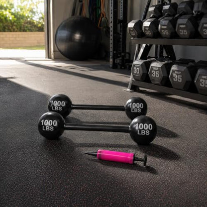 Giant Inflatable Dumbbell Prop for Carnival Circus Party Decorations