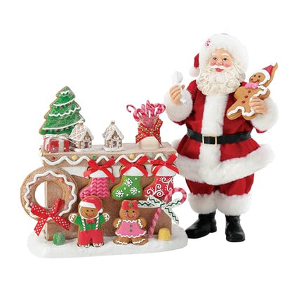 Christmas Santa Figurine Set - Ginger All the Way Holiday Collectible