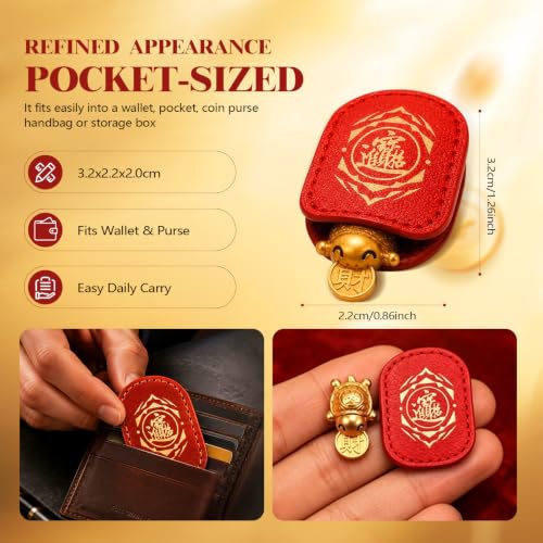 Lucky Golden Turtle Feng Shui Amulet for Wealth & Prosperity