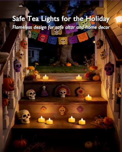 Ivory 100 Pack Flameless LED Tea Candles for Wedding Home Holiday Decor