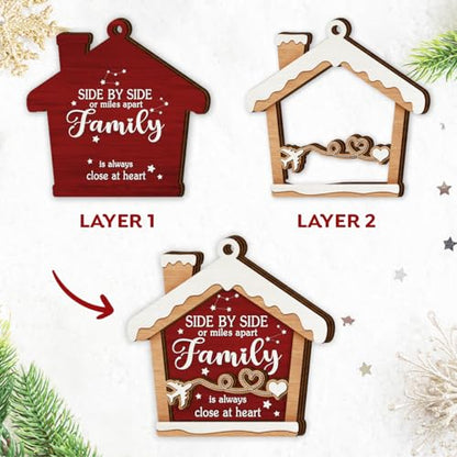 Family Christmas Ornament 2026 - Personalized Keepsake for Loved Ones