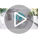 Crystal Lake Blue Rose Figurine with Vase - Romantic Glass Flower Gift for Women