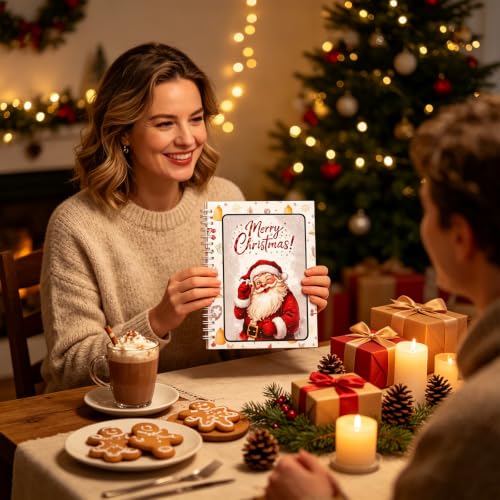 Multicolor Christmas Gift Card Book - DIY Personalized Holder for Cash & Cards