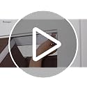 Beige Top Down Bottom Up Roman Window Shades - No Drill Cordless Blackout Insulated Blinds, 27x36 Inches
