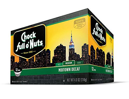 Chock Full o' Nuts Midtown Decaf Single Serve Coffee Pods (24 count)