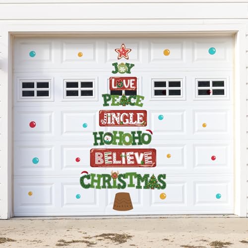 Christmas Tree Window Clings Sticker Kit - Tree Variation