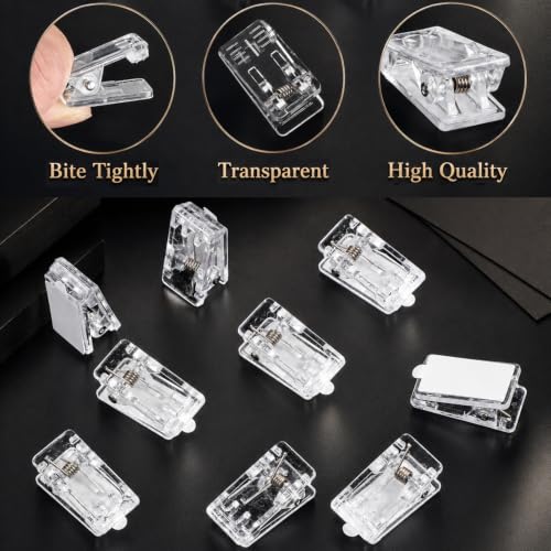 Self-Adhesive Wall Clips for Photos & Decor - 50 Pack