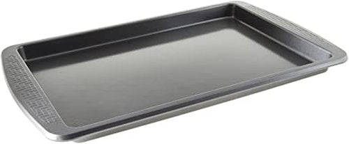 Chicago Metallic Non-Stick Medium Baking Cookie Sheet - Ideal for Cookies & One-Pan Meals | Gray