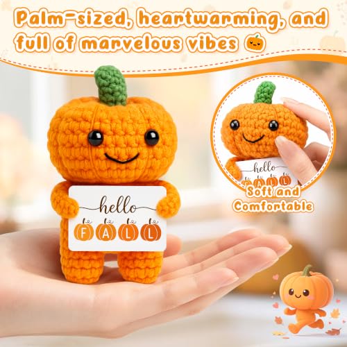 Mini Pumpkin Fall Decor Basket for Thanksgiving & Autumn Home