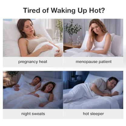 Queen Cooling Comforter Set - 5 Pieces All-In-One Sleep Bedding