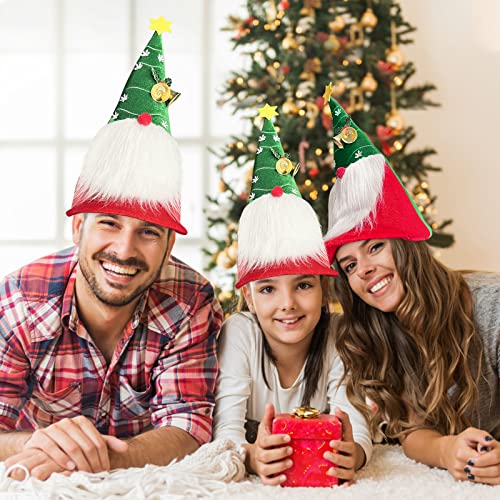 Christmas Gnome Hat - Dr. Seuss Style Holiday Duck Cap with Red Side Variation