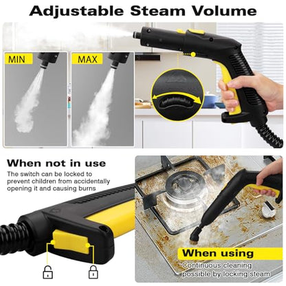 High-Pressure Steam Cleaner for Home & Floor Grout Cleaning 5 Bar 320°F