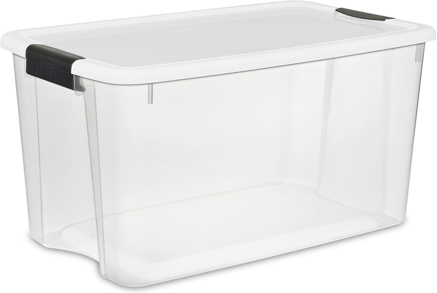 Sterilite 20-Pack Ultra Latching Storage Bins - Heavy-Duty Clear Plastic Containers, 70 Quart