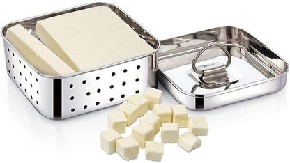 Durable Stainless Steel Square Paneer Maker – 350ml for Perfect Homemade Cheese