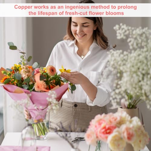 Copper Butterfly Flower Food Charm for Fresh Cut Flowers