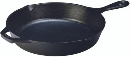Lodge Seasoned Cast Iron Skillet - PFAS-Free Non-Toxic Cookware - 12-Inch Naturally Non-Stick Design
