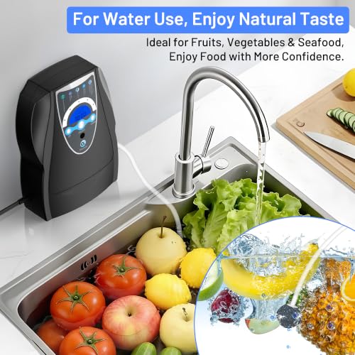 VTAR Ozone Machine Black - 500mg/h Air Water Fruit Purifier & Freshener
